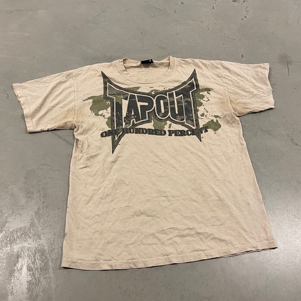 Y2K mma tapout all over print t-shirt